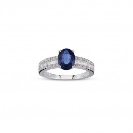 ΔΑΧΤΥΛΙΔΙ Κ18 ΜΕ ΔΙΑΜΑΝΤΙΑ ΚΑΙ ΖΑΦΕΙΡΙ