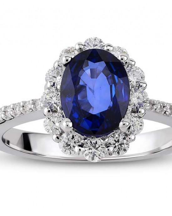 ΔΑΧΤΥΛΙΔΙ Κ18 ΜΕ ΔΙΑΜΑΝΤΙΑ ΚΑΙ ΖΑΦΕΙΡΙ