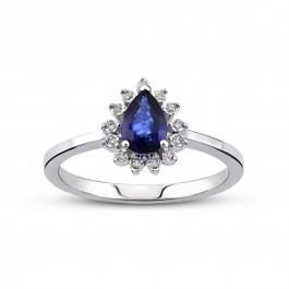 ΔΑΧΤΥΛΙΔΙ Κ18 ΜΕ ΔΙΑΜΑΝΤΙΑ ΚΑΙ ΖΑΦΕΙΡΙ