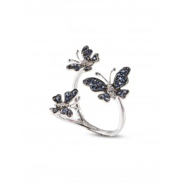 ΔΑΧΤΥΛΙΔΙ Κ18 ΜΕ ΔΙΑΜΑΝΤΙΑ ΚΑΙ ΖΑΦΕΙΡΙΑ