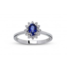 ΔΑΧΤΥΛΙΔΙ Κ18 ΜΕ ΔΙΑΜΑΝΤΙΑ ΚΑΙ ΖΑΦΕΙΡΙ