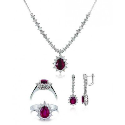 ΣΕΤ Κ18 ΜΕ ΔΙΑΜΑΝΤΙΑ ΚΑΙ ΡΟΥΜΠΙΝΙΑ