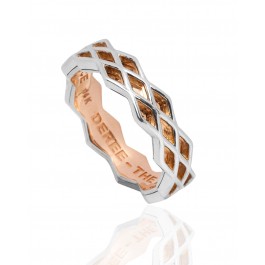 ΔΑΧΤΥΛΙΔΙ ΑΣΗΜΕΝΙΟ ΚΑΙ ΧΡΥΣΟ Κ14  (3667)